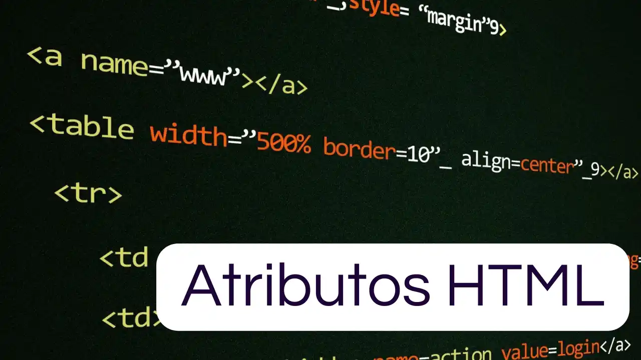 Atributos HTML